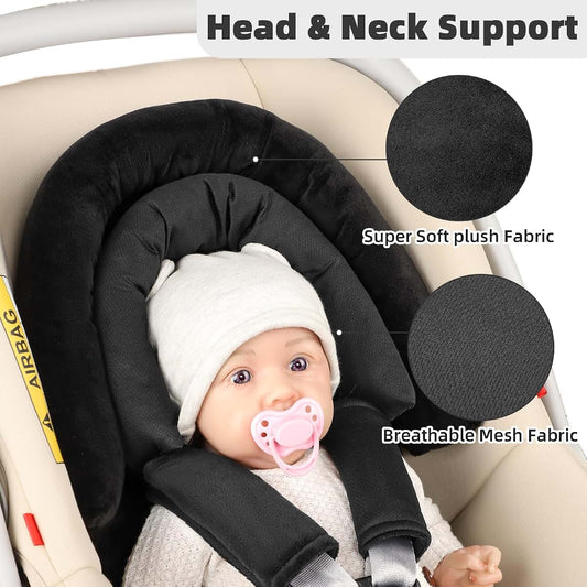 Swesen Infant Car Seat Insert, Reversible Head Support For Newborns (photo 2)