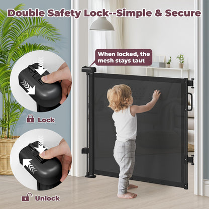 Cideny Retractable Baby Gate 55" Wide