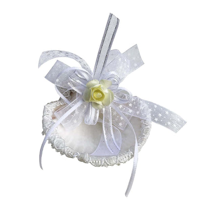 Arcángeles Mexicanos Catholic Baptism Candle Set With Towel, Rosary, And Shell