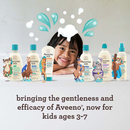 Aveeno Kids Sensitive Skin Face and Body Wash Oat Extract