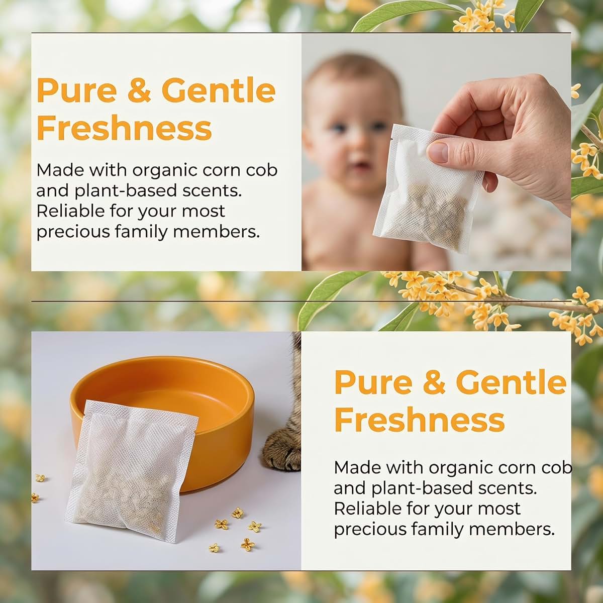 Cvgvjy Osmanthus Scented Diaper Pail Refills