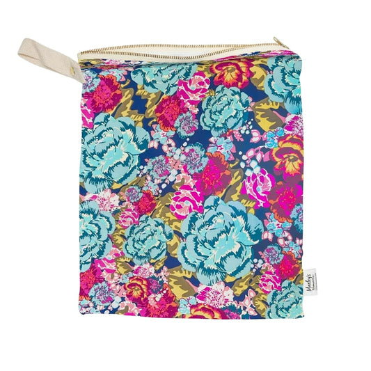 Marley's Monsters Large Wet Bag & Waterproof Laundry Pouch – Reusable Cloth Diaper Storage for Travel, Gym & Swim –
