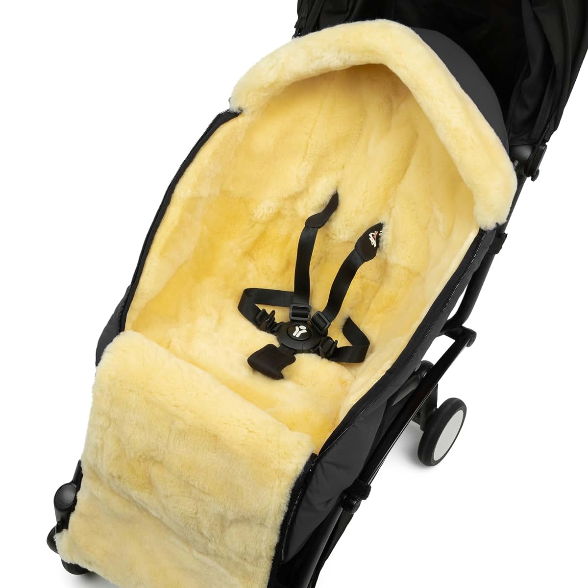 Werner Christ Baby Sheepskin Footmuff Ladis In Stone Grey For Travel Buggies (photo 4)