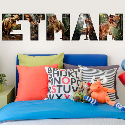 Vinyl Designs Personalized Dinosaur Name Wall Decal