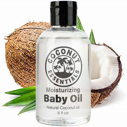 Coconut Essentials Baby Oil - Pure Fractionated MCT Oil Moisturizer