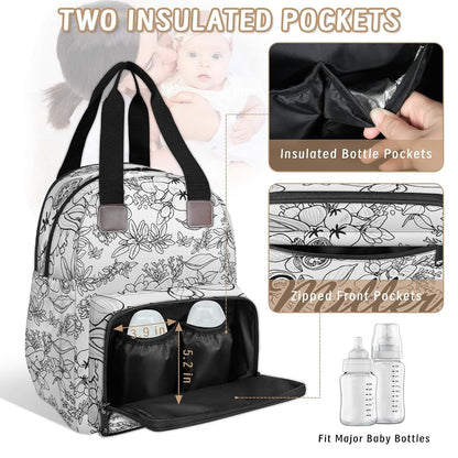 Litchora Personalized Diaper Bag Backpack for Mom (photo 4)