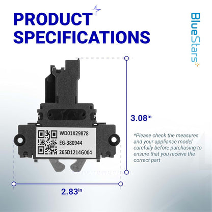 BlueStars WD01X29878 Dishwasher Door Latch Replacement For GE And Hotpoint Models (photo 3)