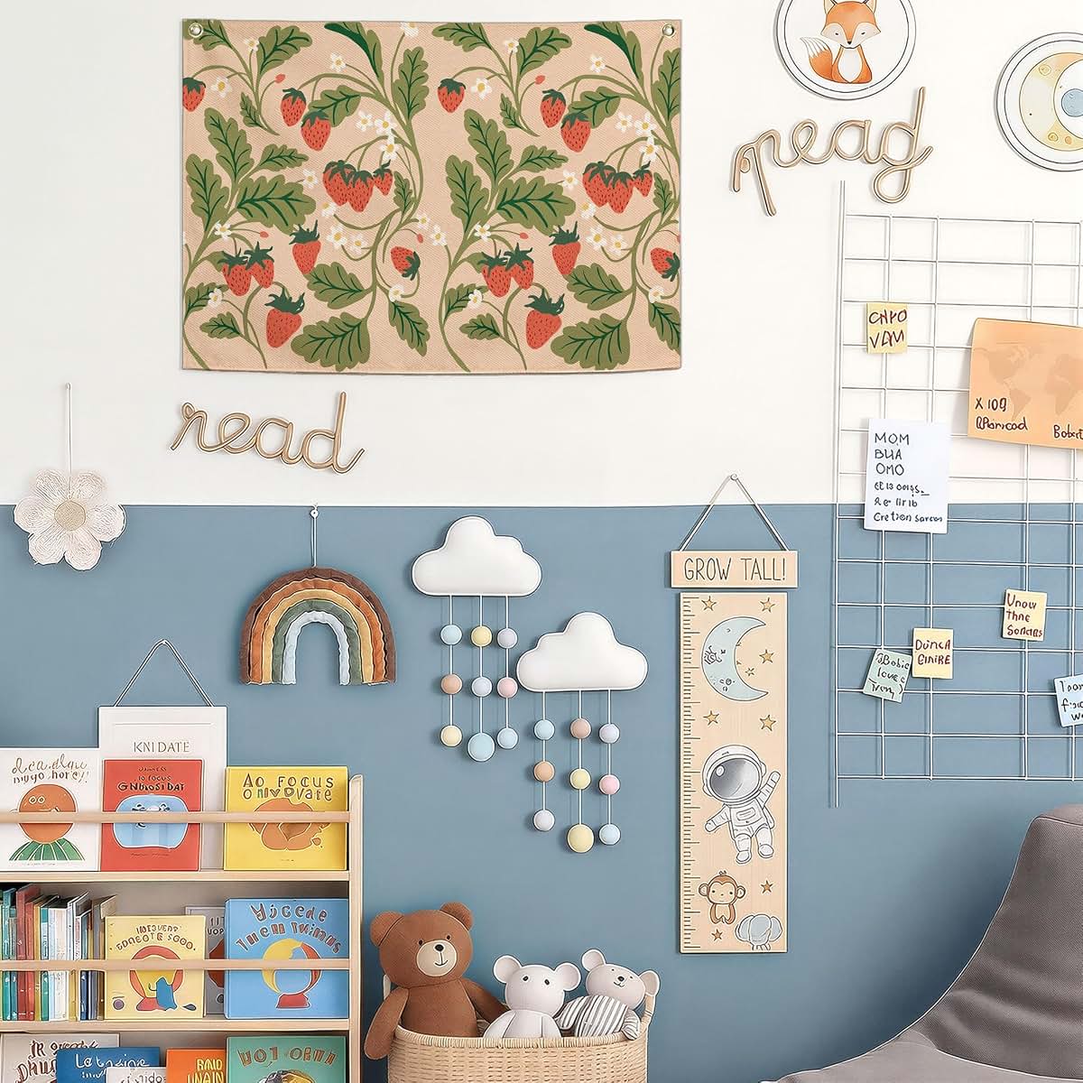 Banner Flag Wall Sign Decor for Nursery and Kids Room