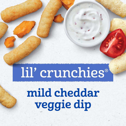 Gerber Stage 3 Lil Crunchies Mild Cheddar Snack 1.48 Oz 4 Pack