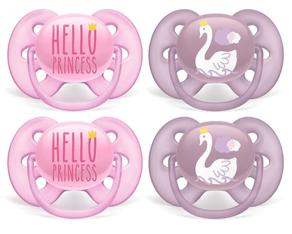 Philips Avent Ultra Soft Pacifier 6-18 Months 4 Pack
