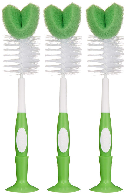Mama Bear Baby Bottle Brush with Nipple Cleaner
