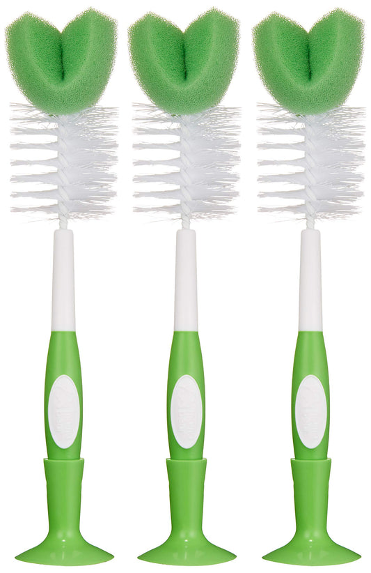 Mama Bear Baby Bottle Brush with Nipple Cleaner
