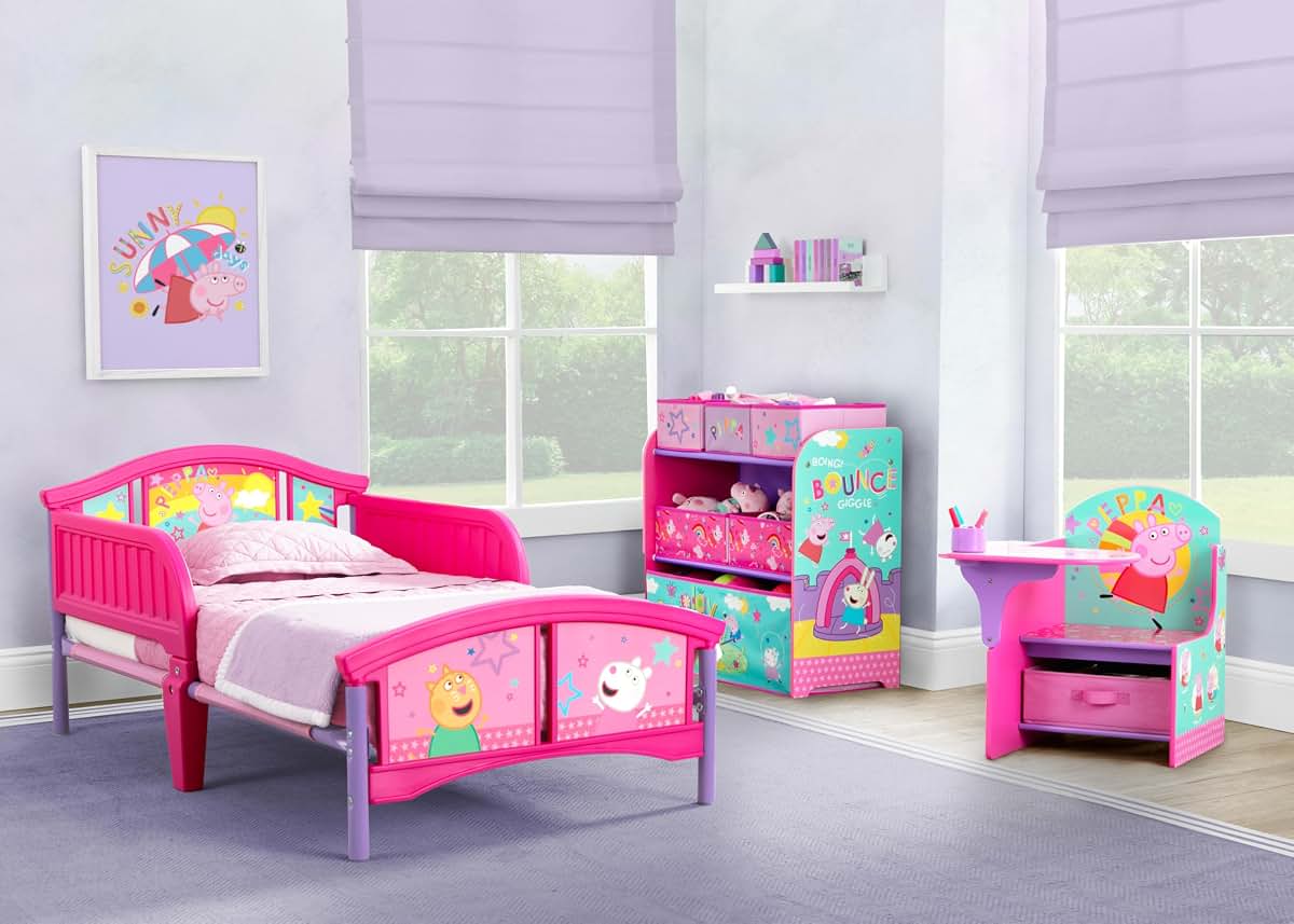 Delta Children Plastic Toddler Bed - Peppa Pig