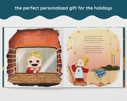 Luna Studios First Christmas As Uncle Personalized Children's Book (photo 4)