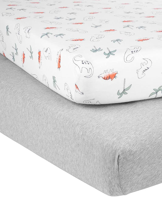 Simple Joys by Carter's Baby Boys' 2-Pack Cotton Crib Sheets