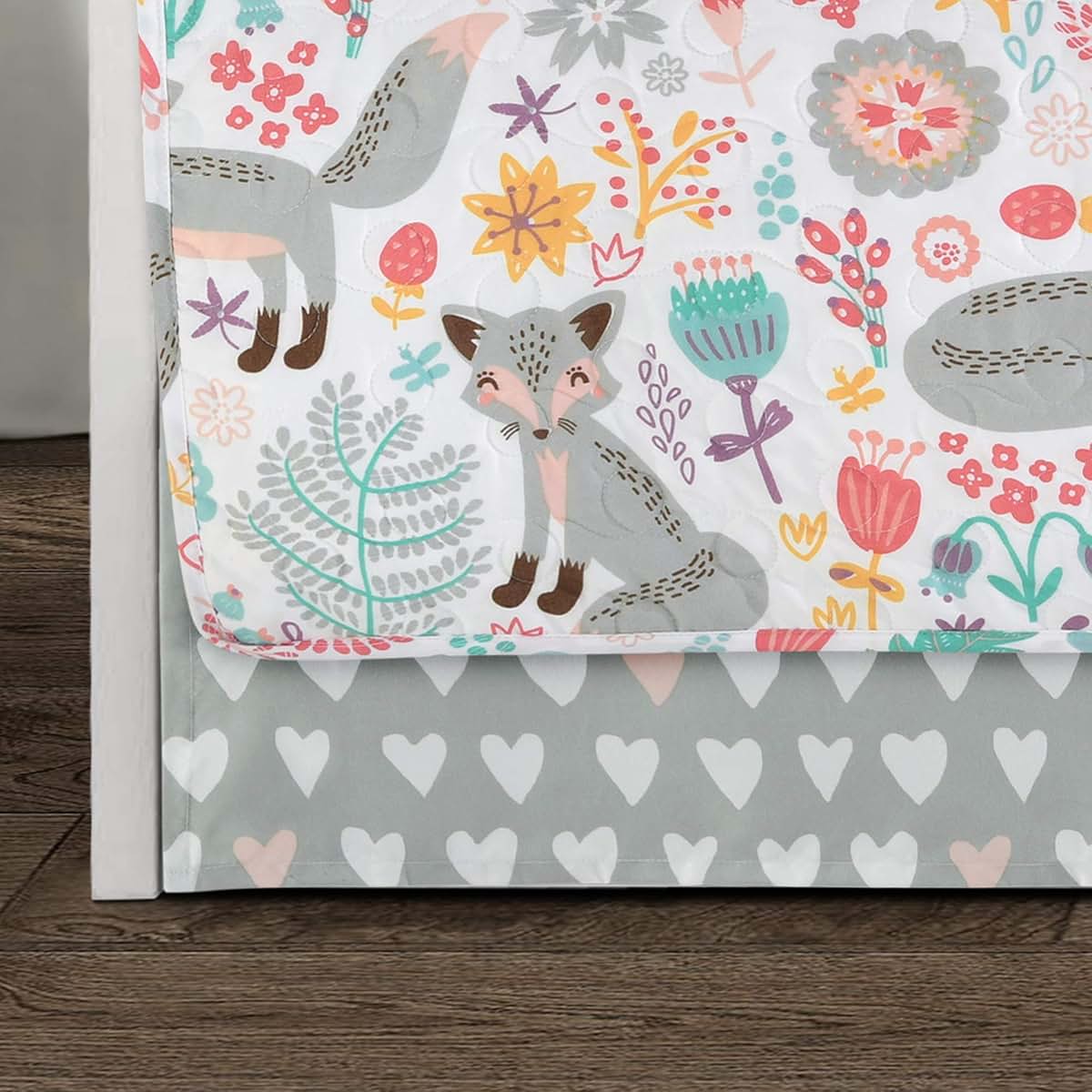 Lush Decor Pixie Fox 6-Piece Daybed Cover Set - Gray & Pink (photo 3)