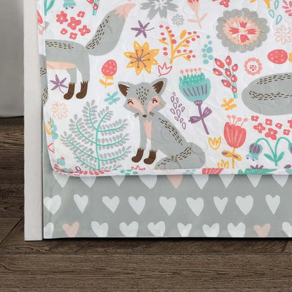 Lush Decor Pixie Fox 6-Piece Daybed Cover Set - Gray & Pink (photo 3)