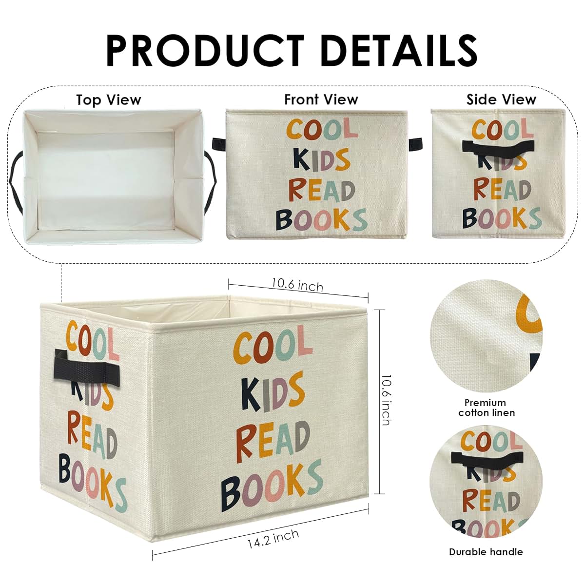 Baby Storage Bin and Basket Organizer for Nursery