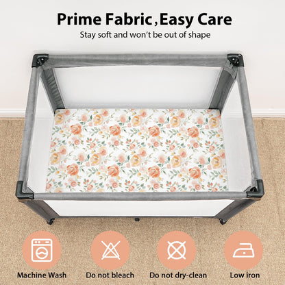Fiemol Soft Microfiber Crib Sheets 3-Pack