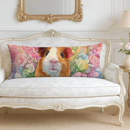 BabyOneStop Guinea Pig Floral Velvet Body Pillow Cover