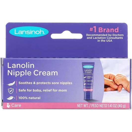 Lansinoh Breast Cream, 1.41 Ounce Tube (Pack of 3)