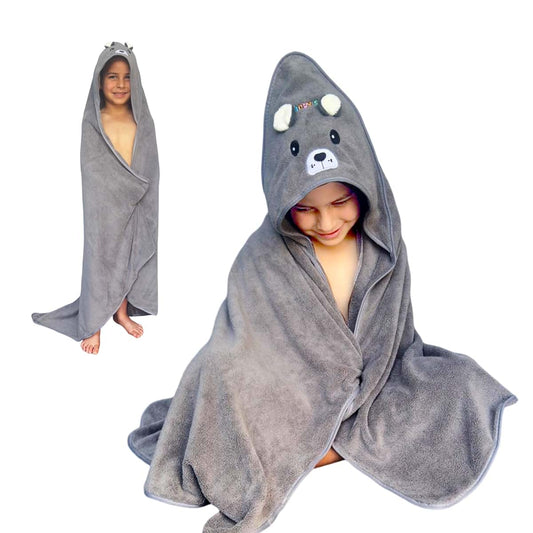 Ioly's Hooded Baby Bath Towels for Newborn Essentials 41" x 41" (Large) Kid Towel with Hood for Babies Toddler Infant
