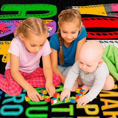 CHILLGEN Personalized Motivational Large Classroom Rug – Growth Mindset Rectangular Carpet Floor Mat (photo 4)