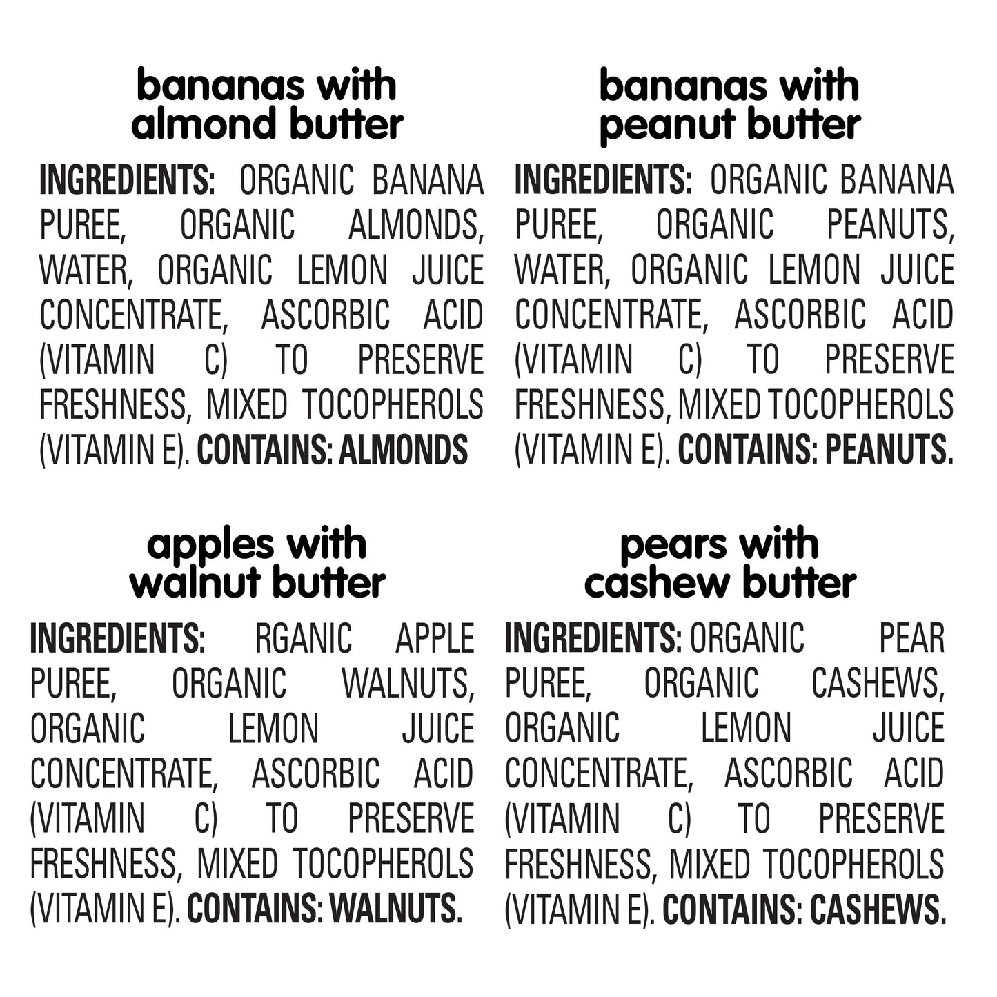 Happy Baby Organics Nutty Blends Fruit and Nut Butter