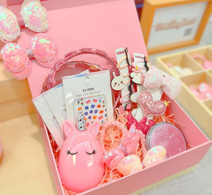Girls Hair Accessories Gift Set Kit for Styling Ages 4-8