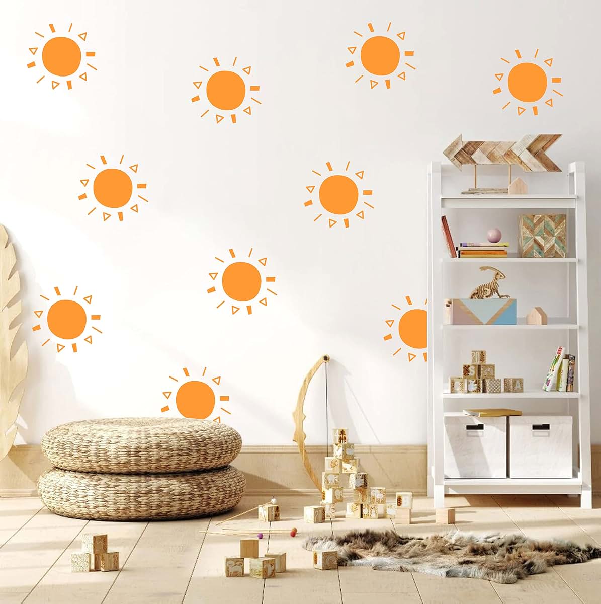 Sun Wall Decals – Decorative Stickers for Nursery and Kids' Rooms