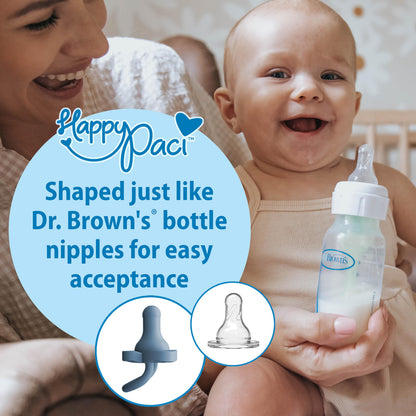 Dr. Brown's HappyPaci Silicone Pacifier 3-Pack