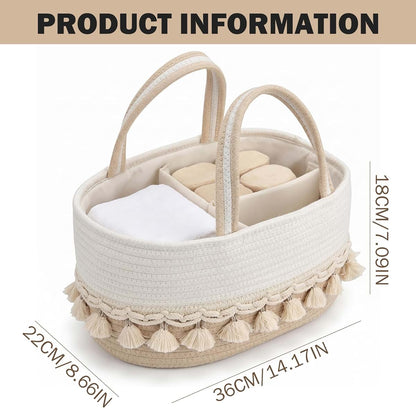 AwnsIMfreien Baby Diaper Caddy Organizer with Detachable Dividers (photo 2)