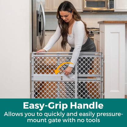 MYPET Universal Pet Gate Gray