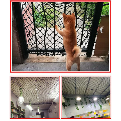Nylon Rope Net For Balcony Stairs 8cm Mesh 1x10m