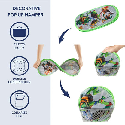 Idea Nuova Teenage Mutant Ninja Turtles Pop-Up Hamper