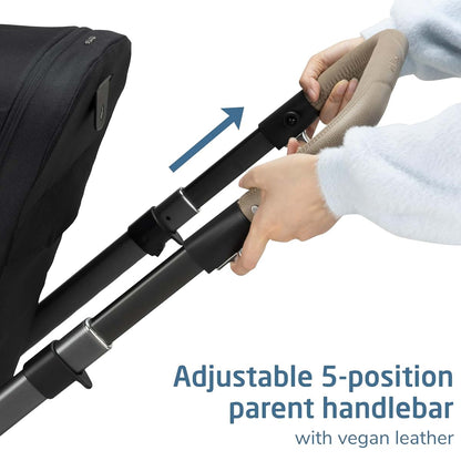 Maxi-Cosi Oxford Modular Stroller with Built-In CosiCarriage, Caspian Caviar