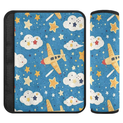 Vdsrup Seat Belt Covers 2 Pack Stars Clouds
