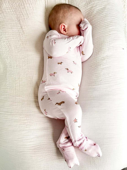 Gunamuna Convertible Baby Footie Pajamas: 2-in-1 Romper Sleeper
