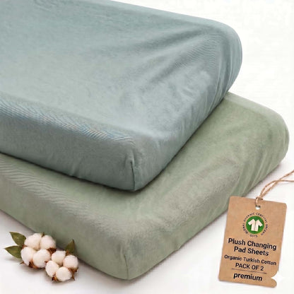BabyOneStop Organic Combed Cotton Changing Pad Cover