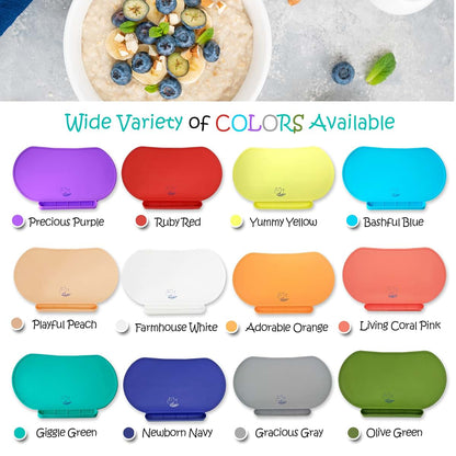 BabyMumbo Silicone Children's Place Mat - Newborn Navy (photo 2)