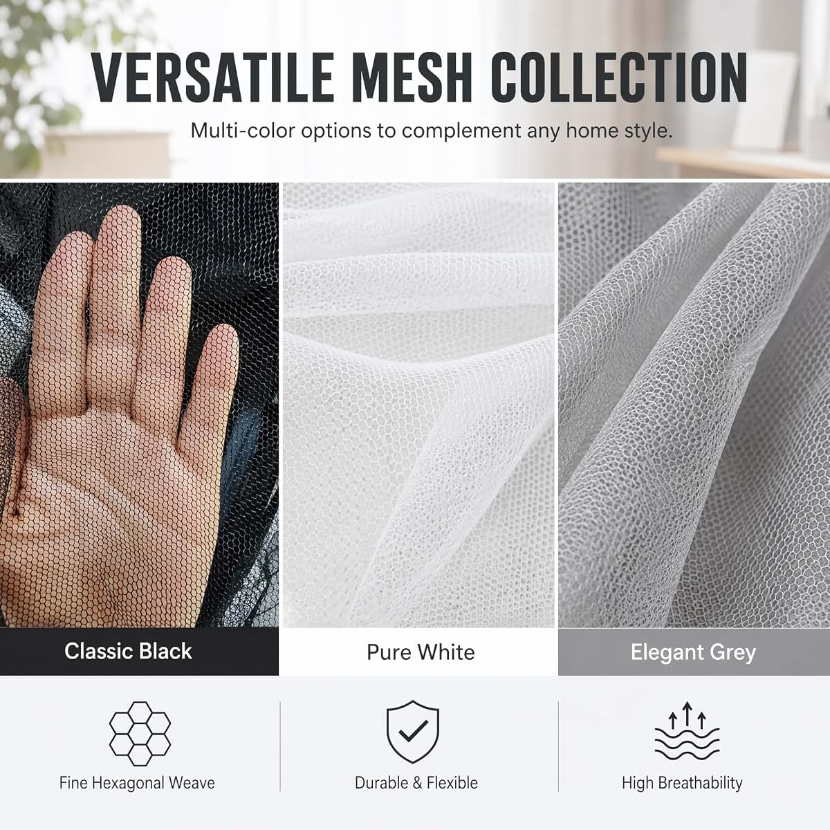 Amorbase 2 Pack Stroller Mosquito Net, Universal Mesh Cover