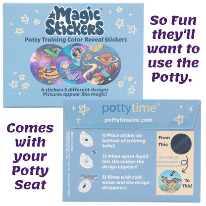 Potty Training Sticker Chart Set | 4-Week Tracking & Themed Stickers