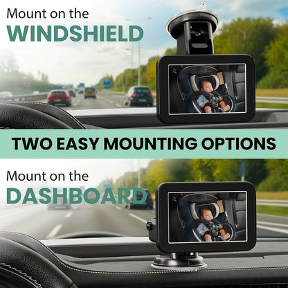 Leo&Ella Camio Wired Car Baby Camera and Monitor
