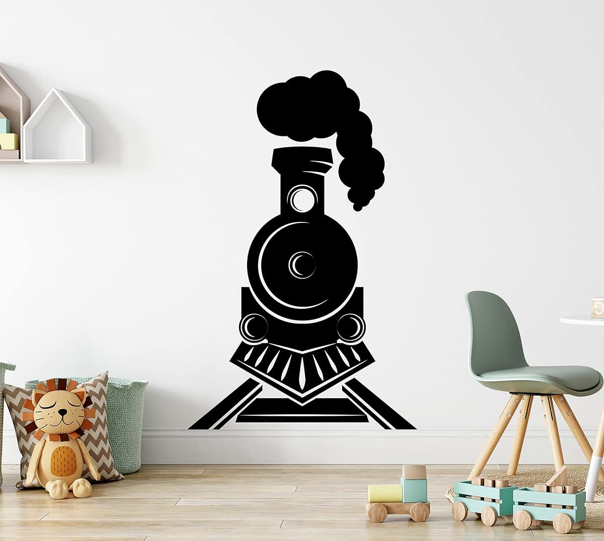 Decalzone Train Wall Decal For Kids Room Decor