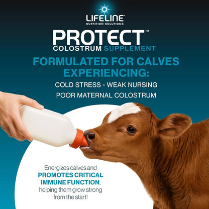 Annuso Lifeline Protect Colostrum Supplement For Calves, 1lb Bag