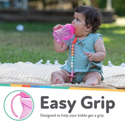 Nuby Clik-It Grip N' Sip Soft Spout Sippy Cup 10oz