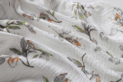 Onacosht Muslin Mini Crib Sheets - 2 Pack Fitted Cotton Playard Bedding