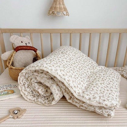 BuLuTu Muslin Cotton Toddler Blanket