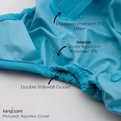 Kanga Care Rumparooz Reusable Cloth Diaper Cover with Leg Gussets (Newborn 4-15 lbs)