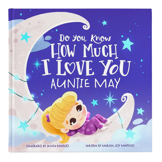 Luna Studios Guess How Much I Love You Auntie - Auntie Gift - New Auntie - Personalized Children's Book (for Auntie)